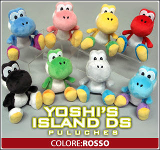 Omocha Yoshi s Island DS Peluche Yoshi Rosso